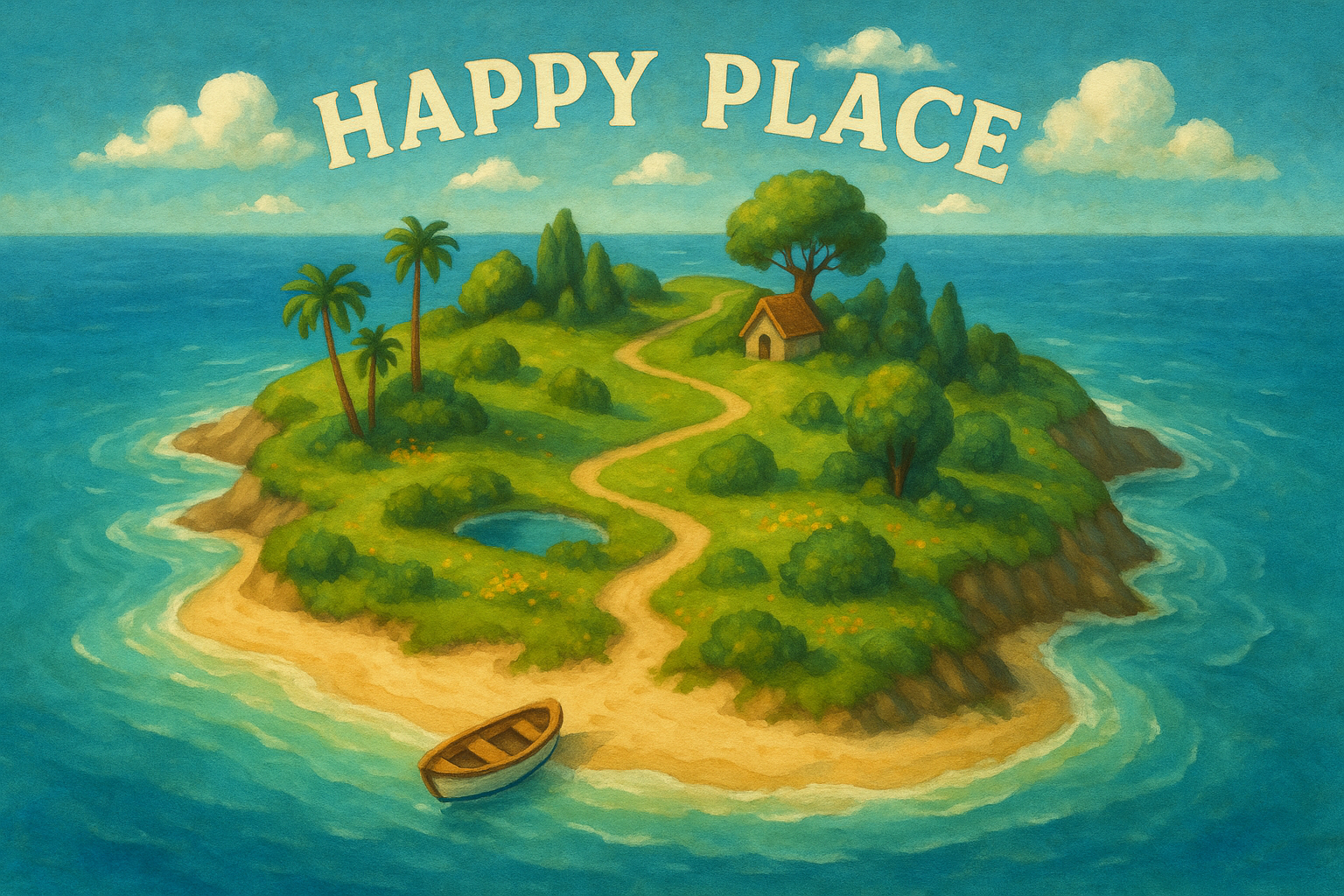 Deine Happy Place Insel